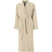Seahorse Bademantel Pure Denim Light Sand-M