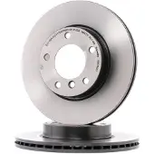 Brembo Bremsscheibe 09.5390.31, vorne, belüftet, hochkarbonisiert, 1 Stück