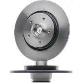 TRW Bremsscheibe DF6043BS hinten, voll, 1 Stück