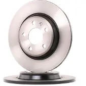 TRW Bremsscheibe DF4848 hinten, voll, 1 Stück
