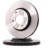 TRW Bremsscheibe DF6072 vorne, belüftet, 1 Stück