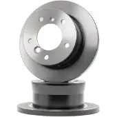 TRW Bremsscheibe DF4088S hinten, voll, 1 Stück