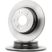 TRW Bremsscheibe DF2757 hinten, voll, 1 Stück