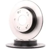 TRW Bremsscheibe DF4837 hinten, voll, 1 Stück
