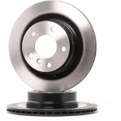 TRW Bremsscheibe DF4450 hinten, belüftet, hochkarbonisiert, 1 Stück