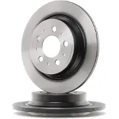 TRW Bremsscheibe DF4066 hinten, voll, 1 Stück