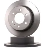 TRW Bremsscheibe DF4823S hinten, voll, 1 Stück