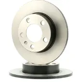 TRW Bremsscheibe DF2805 hinten, voll, 1 Stück
