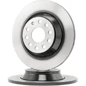 TRW Bremsscheibe DF6504 hinten, voll, 1 Stück