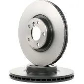 Brembo Bremsscheibe 09.9922.11, vorne, belüftet, hochkarbonisiert, 1 Stück
