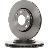 Brembo Bremsscheibe 09.A727.11, vorne, belüftet, hochkarbonisiert, 1 Stück