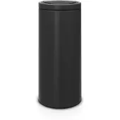Brabantia Touch Bin Flat Top - 30L - Sensor - Edelstahl - Schwarz