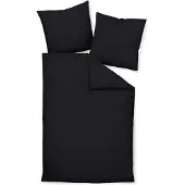 Janine Design Piano Bettwäsche-Garnitur Farbe schwarz Größe 135x200 + 80x80 cm