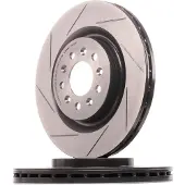 Brembo Bremsscheibe 09.8781.21, hinten, belüftet, geschlitzt, hochkarbonisiert, 1 Stück