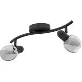 Eglo POLLICA Spot - L36,5 x B16,5 cm - schwarz - 2X28W exkl. - IP20