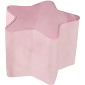 Roba hocker Lil Sofa junior 30 x 30 x 24 cm Samt rosa