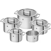 Zwilling Vitality, Edelstahl, Edelstahl, Edelstahl, Edelstahl, Glas, Keramik, Gas, Halogen, Induktion, Versiegelte Platte