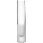 Leonardo Dekovase "NOVARA satiniert", transparent (satiniert), B:5,2cm H:24cm T:5,2cm Ø:5,2cm, Glas, Vasen, Dekovase