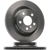 Brembo Bremsscheibe 09.C743.11, hinten, belüftet, hochkarbonisiert, 1 Stück