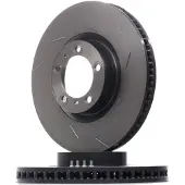 Brembo Bremsscheibe 09.C549.31, vorne, belüftet, geschlitzt, hochkarbonisiert, 1 Stück
