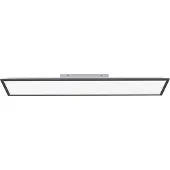 Paul Neuhaus Leuchten Direkt LED Deckenleuchte Flat schwarz 119,5 x 29,5 cm dimmbar