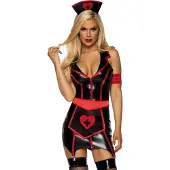 Leg avenue Sexy Krankenschwester Kostüm - Kleid für Fasching