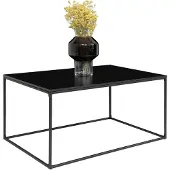 House Nordic Vita Couchtisch in Schwarz | Minimalistischer Sofatisch aus Stahl