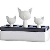 Wenko Luftbefeuchter Katzenfamilie Keramik Diffuser Humidifier Raum Luft