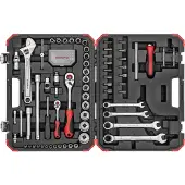 Gedore red R46003097 Steckschlüssel-Satz 1/4"+1/2" 97-teilig, 3300186