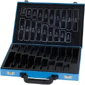 Format Metallkassette leer blau 170-teilig DIN 338