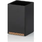 kela Badezimmerbecher Cube Black