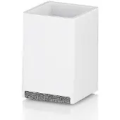 kela Badezimmerbecher Cube White
