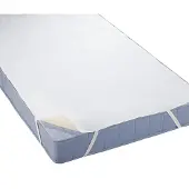 Biberna Wasserundurchlässige Molton-Matratzenauflage Silver Protect 2-lagig-180 x 200 cm