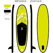 Xqmax XQ Max SUP Board - 285cm - bis zu 100kg - gelb