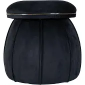 Underbar | Hocker Corin grau Baumwolle 56x55x56 cm | NADUVI