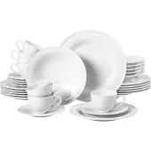 Seltmann 4052212090993, 6 Person(en), Porzellan, Weiß, 22,5 cm, 30 Stück(e)
