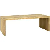 Haku Couchtisch eiche - Echtholzfurnier, Wabenplatte, B/H/T: 120x40x60 cm