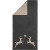Cawö Handtuch Alpenchic Edition Deer Granite (3er Set)