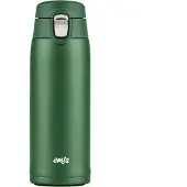 EMSA Light Mug Trinkflasche, 0,4 Liter, Federleichte Wasserflasche für ein langanhaltendes Trinkvergnügen, 1 Trinkflasche, Farbe: Grün