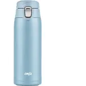EMSA Thermobecher "Travel Mug Light", 0,4L, leicht, Edelstahl, Klappverschluss, 100% dicht, 8h heiß/16h kalt