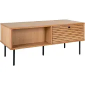 Ebuy24 2102050, Beistelltisch, Rechteckige Form, 4 Bein(e), Eiche
