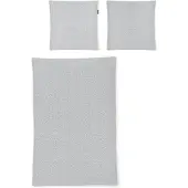 Irisette Seersucker Bettwäsche-Garnitur Easy 8516 Farbe silber Größe 155x220+80x80cm