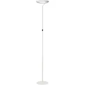 Lucide LED Deckenfluter Celeste, dimmbar, weiß / opal, für Wohn- / Esszimmer, Metall, Modern, LED Stehlampe