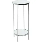 Haku Beistelltisch Glas gold 28,0 x 28,0 x 66,0 cm