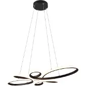 TRIO Design-Hängelampe Fly Schwarz