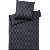 Elegante Bettwäsche 2244 Courage I Größe 80x80 155x220 cm I Farbe 9 Anthrazit I Reine Baumwolle