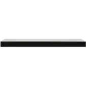 Die Möbelfundgrube Wandboard Schwarz hochglanz 60 cm - SHELVY
