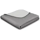 Biederlack Wohndecke BASIC graphit-silber 329119