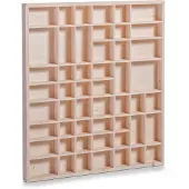 Zeller Allzweckkorb PRESENT, beige (natur), Massivholz, Aufbewahrungsboxen, Allzweckkorb, Setzkasten, Topseller