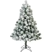 Kaemingk Weihnachtsbaum Imperial Kiefer verschneit h150 cm grün/weiß - Everlands